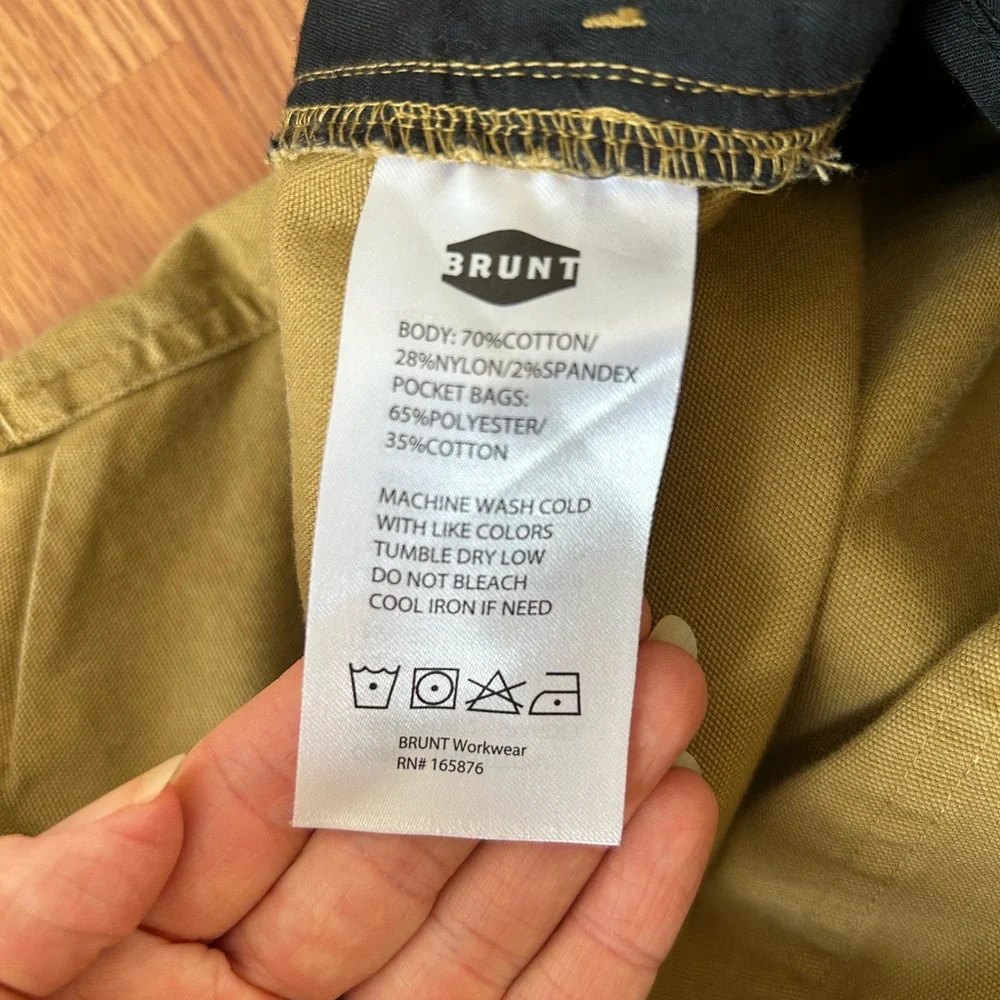 Men’s Brunt Tan Martin Pant 34x29 EUC - Picture 13 of 15